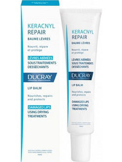 Ducray Keracnyl Repair Baume Levres Lip Balm Tube 15ml