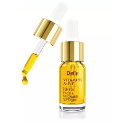 Delia Vitamins A + E + F Αντιγηραντικό Serum Προσώπου με Βιταμίνη C & Βιταμίνη E 10ml