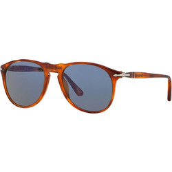 Persol PO9649S 96/56 Ανδρικά Γυαλιά Ηλίου Aviator Κοκάλινα Ταρταρούγα με Μαύρο Polarized Φακό