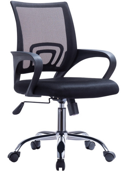 Woodwell BF2101-F Καρέκλα Γραφείου με Στήριξη Μέσης και Ανάκλιση Μαύρη EO254,41F