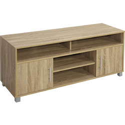 HomeMarkt Έπιπλο Τηλεόρασης Ξύλινο Sonoma Μ120xΠ40xΥ54cm HM2202.02