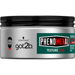 Schwarzkopf Got2b Phenomenal Texturizing Πηλός Μαλλιών Δυνατό Κράτημα 100ml