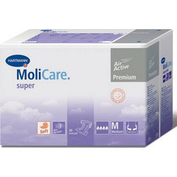 Hartmann MoliCare Super Air Active Premium Medium Πάνες Ακράτειας 4 Σταγόνες 30τμχ