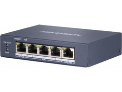 Hikvision DS-3E0505HP-E Unmanaged L2 Switch με 4 Θύρες Ethernet 1Gbps