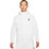Nike Sportswear Club Ανδρική Ζακέτα Φούτερ με Κουκούλα και Φερμουάρ Λευκή BV2645-100