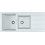 Franke Sirius 2.0 621 Polar White Ένθετος Νεροχύτης Γρανίτη Αντιστρεφόμενος 116x50cm