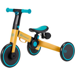 Kinderkraft 4Trike Τρίκυκλο Ποδήλατο Αναδιπλούμενο για 12+ Μηνών Κίτρινο Γαλάζιο