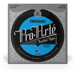 D'Addario EJ31 Σετ 6 Χορδές Κλασικής Κιθάρας Nylon 29-44" Hard Tension