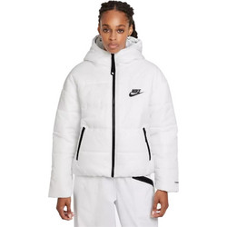 Nike Sportswear Therma-FIT Γυναικείο Μπουφάν Χειμωνιάτικο Puffer Κοντό Λευκό DJ6995-100