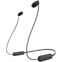 Sony WI-C100 Ακουστικά Bluetooth In Ear Ανθεκτικά στο Νερό Black