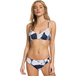 Roxy Bikini Set Μπουστάκι Floral Λευκό Navy Μπλε ERJX203379-BSP6