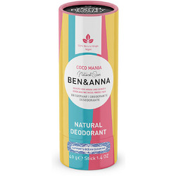 Ben & Anna Coco Mania Φυσικό Ανδρικό Αποσμητικό Stick Χωρίς Αλουμίνιο 40gr