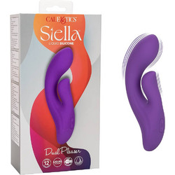 CalExotics Stella Dual Pleaser Δονητής Rabbit Μωβ