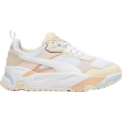 Puma Trinity Γυναικεία Sneakers Λευκά Σομόν 389289-17