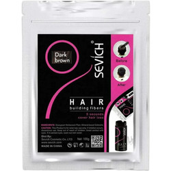 Sevich Hair Building Dark Brown Κάλυψη Αραίωσης Μαλλιών Νανοΐνες 100gr