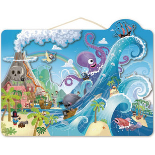 Παιδικό Puzzle Speedy Monkey Ξύλινο Pirate 100 Κομμάτια