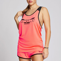 Evolution Body Γυναικείο Αθλητικό T-Shirt Κοραλί 2572
