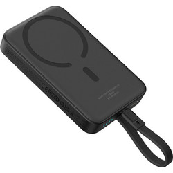 Baseus Magnetic Mini Wireless Power Bank 10000mAh 30W με Θύρα USB-C Black