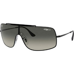 Ray-Ban RB3897 00211 Ανδρικά Γυαλιά Ηλίου Μάσκα Μαύρα με Μαύρο Καθρέπτη Φακό