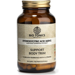 Bio Tonics Hydroxycitric Acid Support Body Trim Συμπλήρωμα Διατροφής HCA 90 Κάψουλες