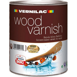 Vernilac Wood Varnish Βερνίκι Ξύλου Διαλύτου Άχρωμο Σατινέ 2,5lt
