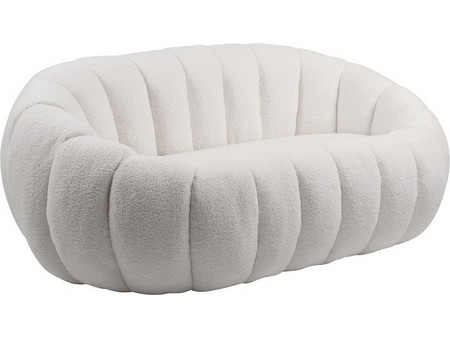 Woodwell Beverly Διθέσιος Καναπές Λευκός 148x82x62cm Ε7161,1