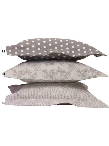 Anna Riska Mix & Match 25 Βρεφικό Σεντόνι Λίκνου Βαμβακερό 80x100 Grey