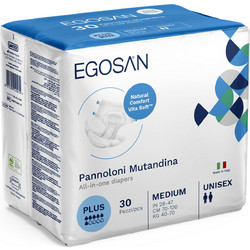 Egosan Quick Absorbency Plus Medium Πάνες Ακράτειας 6 Σταγόνες 30τμχ