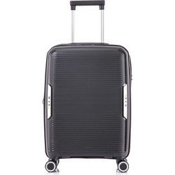 RCM 184 Βαλίτσα Καμπίνας 55x38x20cm με 4 Ρόδες Μαύρη