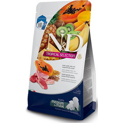 Farmina N&D Tropical Selection Medium & Maxi Puppy with Lamb, Spelt, Oats & Tropical Fruits 2kg