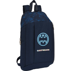 Safta Batman Legendary Mini Σχολική Τσάντα Πλάτης Γυμνασίου - Λυκείου Navy Μπλε 612304821