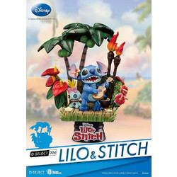 Beast Kingdom Disney Lilo & Stitch D-Stage Stitch & Scrump 14cm
