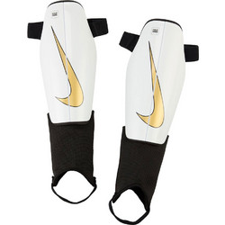 Nike Charge Επικαλαμίδες Ποδοσφαίρου Ενηλίκων Λευκές Χρυσές DX4608-101