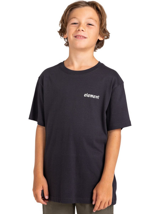 Element Παιδικό T-Shirt Κοντομάνικο Μαύρο ELBZT00195-KTA0