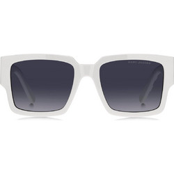 Marc Jacobs MARC739/S CCP9O Ανδρικά Γυαλιά Ηλίου Τετράγωνα Κοκάλινα Λευκά με Μαύρο Polarized Φακό