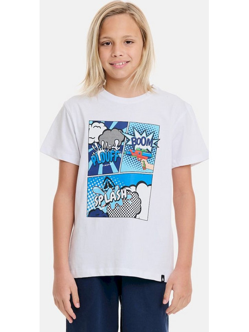 Firefly Παιδικό T-Shirt Κοντομάνικο Λευκό FBT24207-0001