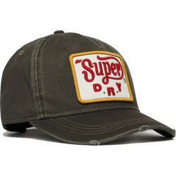Superdry Ανδρικό Καπέλο Jockey με Snapback Υφασμάτινο Χακί W9010177A-06A