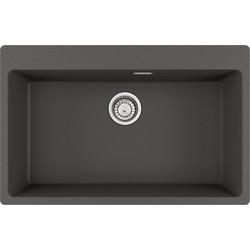 Franke Centro CNG 610-73 Slate Grey Ένθετος Νεροχύτης Γρανίτη 78x50cm