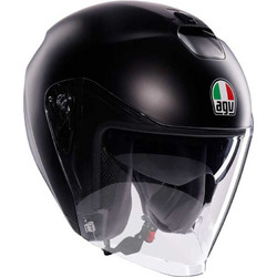 AGV Irides Matt Black Κράνος Μηχανής Jet 1500gr