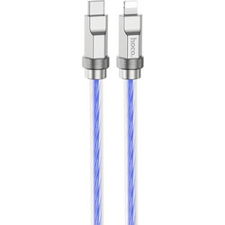 Hoco U113 Stainless USB-C to Lightning Cable 20W 1m Blue U113