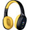 Konix Casque Pacman Ασύρματα Bluetooth Παιδικά Ακουστικά Over Ear Μαύρα Κίτρινα