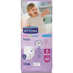Septona Calm N' Care Junior Πάνες Βρακάκι No5 10-16kg 42τμχ