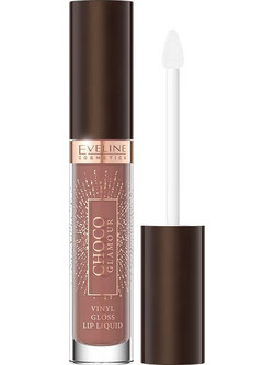 Eveline Choco Glamour 01 Ruby Chocolate Shimmer Liquid Κραγιόν