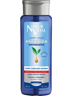 Naturvital Anticaida Σαμπουάν για Επανόρθωση για Ταλαιπωρημένα Μαλλιά 300ml