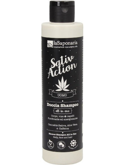 LA Saponaria Sativ Action Σαμπουάν & Αφρόλουτρο για Επανόρθωση 200ml