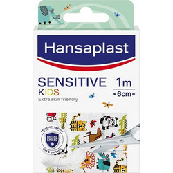 Hansaplast Sensitive Kids Παιδικό Αυτοκόλλητο Επίθεμα 100x6cm 1τμχ