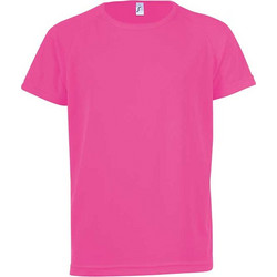 Sol's Sporty Παιδικό T-Shirt Κοντομάνικο Φούξια 01166-129