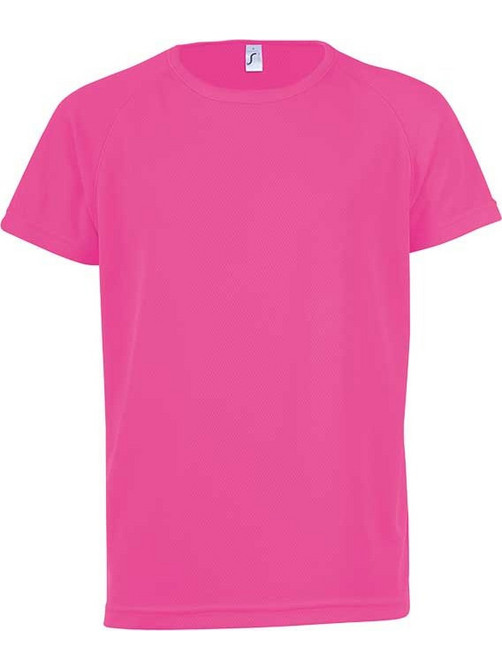 Sol's Sporty Παιδικό T-Shirt Κοντομάνικο Φούξια 01166-129