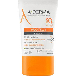 A-Derma Protect Invisible Αντηλιακό Γαλάκτωμα Προσώπου SPF50+ 30ml