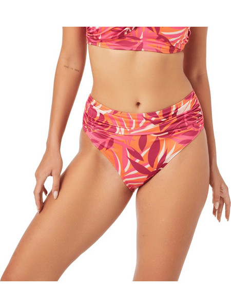 Minerva Colombia Ψηλόμεσο Bikini Slip Κοραλί Φούξια 90-92055-197